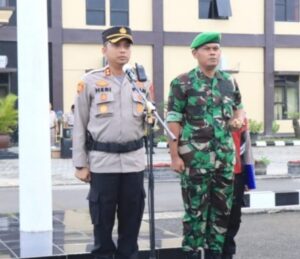 TNI/ POLRI Jaga Sinergitas Melalui Apel Gabungan