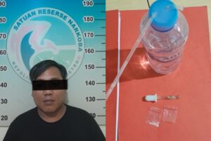 Lagi Asyik Karaokean, Pemuda Ditangkap Satres Narkoba Polres Metro
