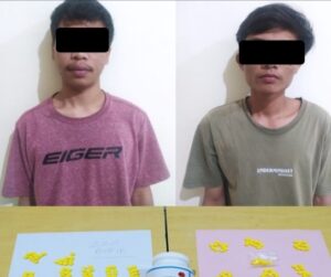Dua Remaja Diamankan Satres Narkoba Polres Metro Polda Lampung