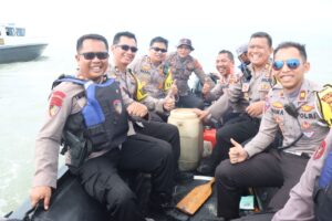 Kapolres Lampung Timur Turun Langsung Pastikan Pengamanan Libur Lebaran di Sejumlah Lokasi Wisata