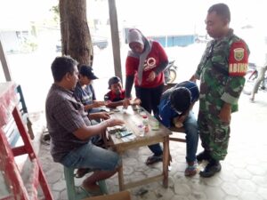 Peduli Sesama, Babinsa Koramil 15/PS Bantu Penggalangan Dana