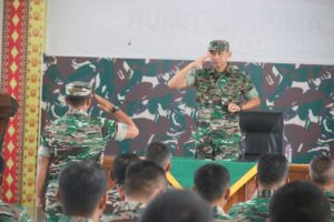 Berikan Jamdan, Dandim 0429/Lamtim Sampaikan Entry Briefing Pangdam II/Swj