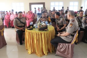 Kapolres Metro Pimpin Sertijab Wakapolres, Kasat reskrim Dan kapolsek Metro Pusat