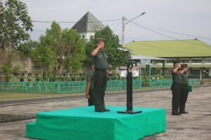 Peringati Hari Bela Negara Ke-75, Kodim 0429/Lamtim Gelar Upacara Bendera