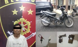 Tekab 308 Presisi Sat Reskrim Polres Metro Amankan Pelaku Curat Bobol Dua Kontrakan