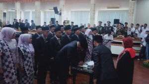 25 anggota DPRD Kota Metro priode 2024 – 2029, Resmi di Lantik