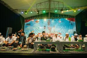 Tancap Gas, Cawagub dr. Jihan Nurlela Gelar Sholawat Kebangsaan di Tegineneng