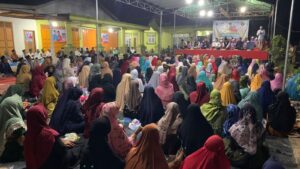 Luar biasa Ramai, Warga Bersholawat Bersama Paslon Bupati dan Wakil Bupati LamTeng O2, di Way Terusan
