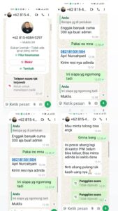 Foto Ketua PWI Lamtim Dipalsukan, Modus Penipuan Via WhatsApp
