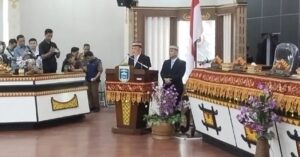 Rapat Paripurna Penyampaian Pidato Perdana Walikota Metro Masa Jabatan 2025-2030