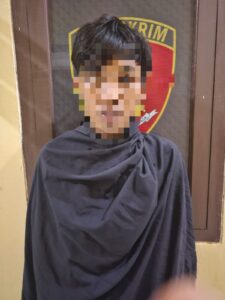 Gasak Sepeda Motor Dan Telepon Genggam, Seorang Warga Margatiga Digelandang Polisi