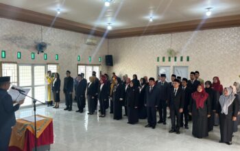‎Sekda Lampung Timur Lantik 24 Kepala UPTD Puskesmas dan 14 Pejabat Fungsional, Dorong Inovasi dan Pelayanan Prima